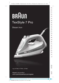 Notice BRAUN TEXSTYLE 7 SI 7042 темір