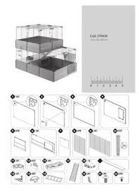 Notice Ferplast MULTIPLA DOUBLE Cage pour animal
