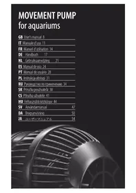 Notice Ferplast KORALIA NANO Pump