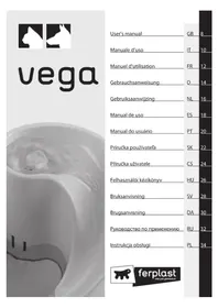 Notice Ferplast VEGA SANITIZED Fontaine à eau pour animaux