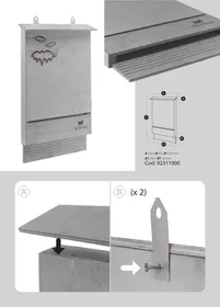 Notice Ferplast BAT HOUSE Abri pour animaux