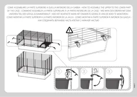 Notice Ferplast RABBIT 100 DOUBLE Cage pour animal