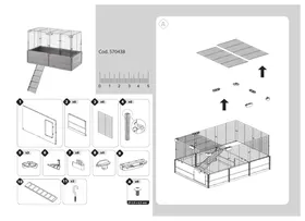 Notice Ferplast MULTIPLA ROOF EXTENSION Cage pour petit animal