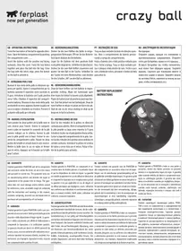 Notice Ferplast CRAZY BALL Jouet pour animal domestique