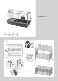 Notice Ferplast CASITA 120H Cage pour animal domestique
