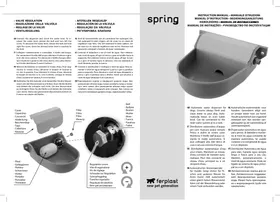 Notice Ferplast SPRING Abreuvoir automatique pour animaux