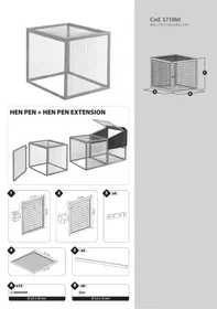 Notice Ferplast HEN PEN EXTENSION Clôture pour animaux
