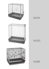 Notice Ferplast SCOIATTOLI KD Cage pour animal de compagnie