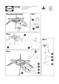 Notice Primus 737380 Réchaud de camping