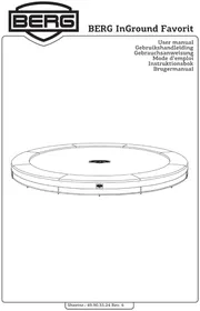 Notice Berg FAVORIT INGROUND Trampoline