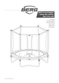 Notice Berg FAVORIT REGULAR Trampoline