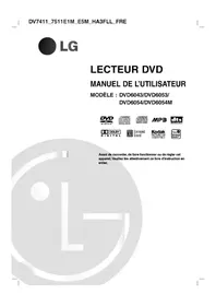 Notice LG DV7511E5M Dvd speler