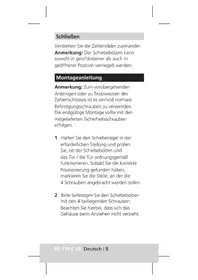 Notice Burg Wächter RS 110 C SB Serrure à combinaison