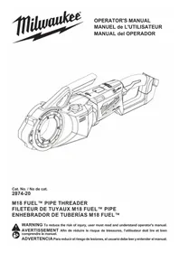 Notice MILWAUKEE M18 FUEL 287422HD Machine à cintrer