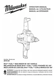 Notice MILWAUKEE M18 FUEL 281022 Mélangeur de peinture