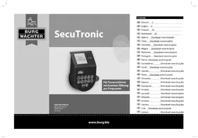 Notice Burg Wächter WS OFFICE 821 E Coffre-fort