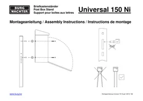 Notice Burg Wächter SWING 4905 Boîte aux lettres