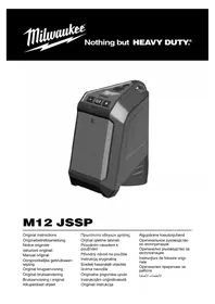 Notice MILWAUKEE M12 JSSP0 Radio