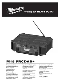Notice MILWAUKEE M18 PRCDAB+0 Радио