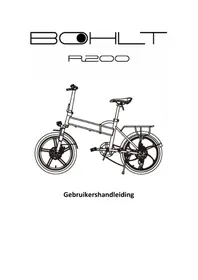 Notice BOHLT R200AG Vélo électrique