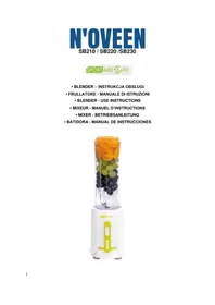 Notice N'oveen SPORT MIX & FIT SB230 Frullatore