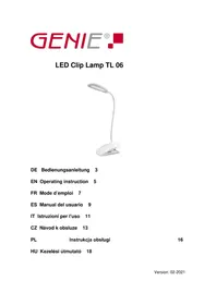 Notice Genie TL06 Lampe