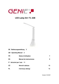 Notice Genie TL03B Lampe