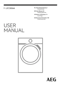 Notice AEG LR73R844 Washing machine