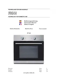 Notice PKM F72S Ofen