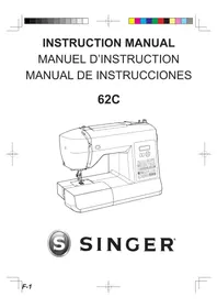Notice SINGER 62C BRILLIANCE PLUS Máquina de coser