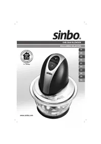 Notice SINBO SHB 3048 Hacheuse mécanique