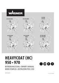 Notice WAGNER HEAVYCOAT 950 G SSP Jet de peinture
