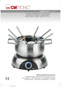 Notice CLATRONIC FD 3783 Appareil de cuisine