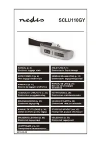 Notice NEDIS SCLU110GY Pèse-bagage électronique
