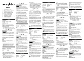 Notice NEDIS ACPA001 Adaptateur secteur