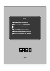 Notice SABO CS25 Zaag