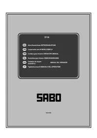 Notice SABO ST30 Grasmaaier