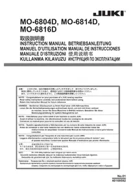 JUKI MO6800D - Sewing machine