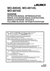 JUKI MO6800S - Machine à coudre