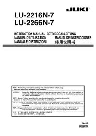 JUKI LU2266N7 - Macchina da cucire