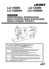 Notice JUKI LU1508NH ミシン