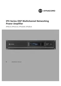 Notice DYNACORD IPX5:4 Recepteur