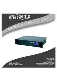 Notice EnerGenie UPSRACK2000 Uninterruptible power supply