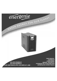 Notice EnerGenie EGUPSPS100001 Uninterruptible power supply
