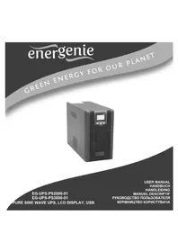 Notice EnerGenie EGUPSPS200002 Uninterruptible power supply