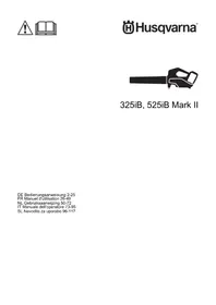 Notice HUSQVARNA 325IB Souffleur de feuilles
