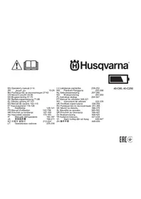 Notice HUSQVARNA 40C80 Nabíječka baterií