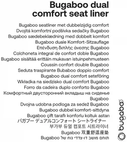 Notice Bugaboo DUAL COMFORT SEAT LINER Accessoire pour siège enfant