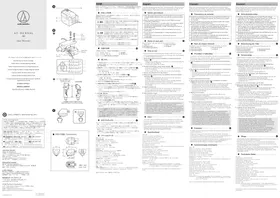 Notice AUDIO TECHNICA ATOC9XSL Accessoire audio