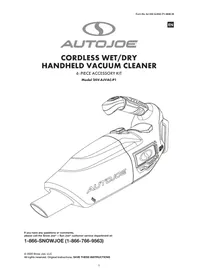 Notice Auto Joe 24VAJVACP1 Aspirateur